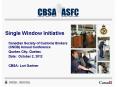 Single Window Initiative PowerPoint PPT Presentation