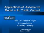 Applications of Associative Model to Air Traffic Control