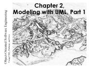 Chapter 2, Modeling with UML, Part 1