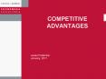 COMPETITIVE ADVANTAGES PowerPoint PPT Presentation