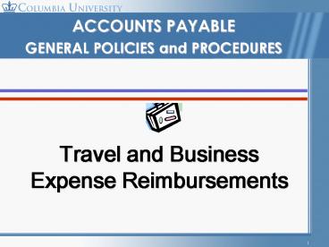 Travel and Business Expense Reimbursements