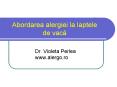 Abordarea alergiei la laptele de vaca PowerPoint PPT Presentation