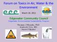 Forum on Toxics in Air, Water PowerPoint PPT Presentation
