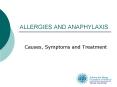 ALLERGIES AND ANAPHYLAXIS PowerPoint PPT Presentation