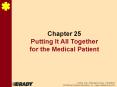 Chapter 25 Putting It All Together for the Medical Patient PowerPoint PPT Presentation