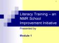 Literacy Training  PowerPoint PPT Presentation