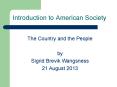 Introduction to American Society PowerPoint PPT Presentation