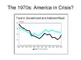 The 1970s: America in Crisis? PowerPoint PPT Presentation