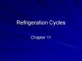 Refrigeration Cycles PowerPoint PPT Presentation