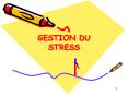 GESTION DU STRESS PowerPoint PPT Presentation