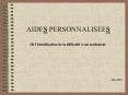 AIDES PERSONNALISEES PowerPoint PPT Presentation