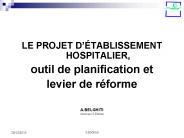 LE PROJET D