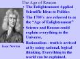 The Age of Reason PowerPoint PPT Presentation