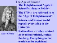 The Age of Reason