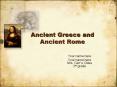 Ancient Greece and Ancient Rome PowerPoint PPT Presentation