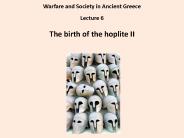 Warfare and Society in Ancient Greece