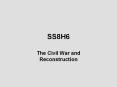 SS8H6 PowerPoint PPT Presentation