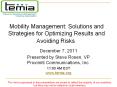 Mobility Management: Solutions and Strategies for Optimizing Results and Avoiding Risks PowerPoint PPT Presentation