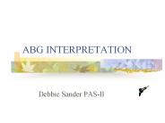 ABG INTERPRETATION