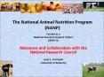 The National Animal Nutrition Program (NANP) PowerPoint PPT Presentation