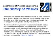 Department of Plastics Engineering