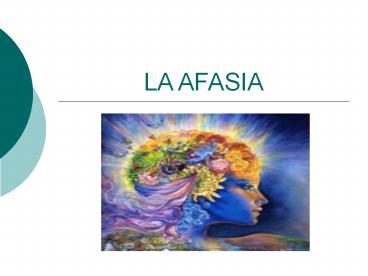 LA AFASIA