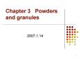 Chapter 3  Powders and granules PowerPoint PPT Presentation