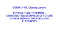 Energy and the New Reality, Volume 1: Energy Efficiency and the Demand for Energy Services  Chapter 10: Energy Demand Scenarios  L. D. Danny Harvey harvey@geog.utoronto.ca PowerPoint PPT Presentation