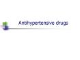 Antihypertensive drugs PowerPoint PPT Presentation