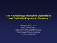 The Neurobiology of Nicotine Dependence and Co-Morbid Psychiatric Disorders PowerPoint PPT Presentation