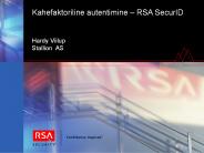 Kahefaktoriline autentimine 