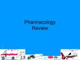 Pharmacology Review PowerPoint PPT Presentation