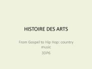HISTOIRE DES ARTS