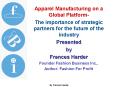 Apparel Manufacturing on a Global Platform- PowerPoint PPT Presentation