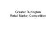 Greater Burlington Retail Market Competition PowerPoint PPT Presentation