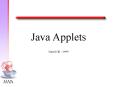 Java Applets PowerPoint PPT Presentation