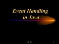 Event Handling in Java PowerPoint PPT Presentation