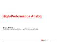 High-Performance Analog PowerPoint PPT Presentation
