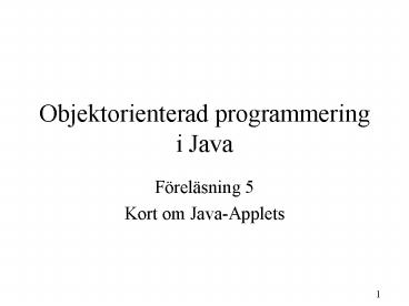presentation player overlay