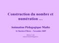 Construction du nombre et num PowerPoint PPT Presentation