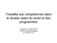 Travailler par comp PowerPoint PPT Presentation