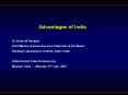 Advantages of India PowerPoint PPT Presentation