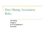Data Mining Association Rules