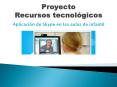 Proyecto Recursos tecnol PowerPoint PPT Presentation