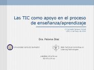 Las TIC como apoyo en el proceso de ense