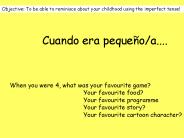Cuando era peque