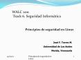 Principios de seguridad en Linux PowerPoint PPT Presentation