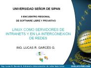 LINUX COMO SERVIDORES DE INTRANETS Y EN LA INTERCONEXI