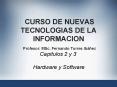 CURSO DE NUEVAS TECNOLOGIAS DE LA INFORMACION Profesor: MSc. Fernando Torres Ib PowerPoint PPT Presentation