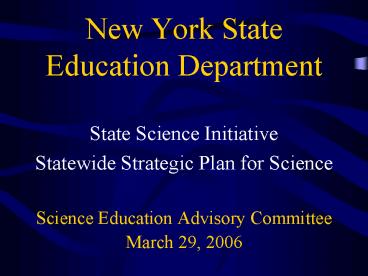 New York State Education Department